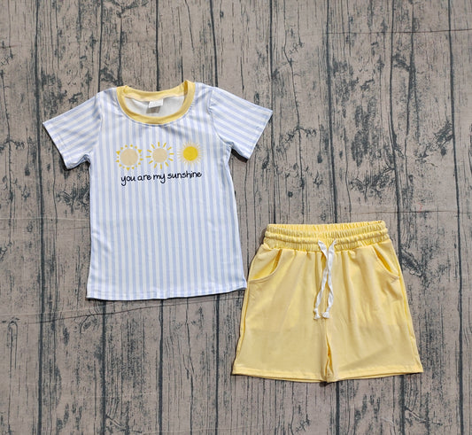 BSSO1734 pre-order baby boy clothes sunshine toddler boy summer outfit-26.1.14