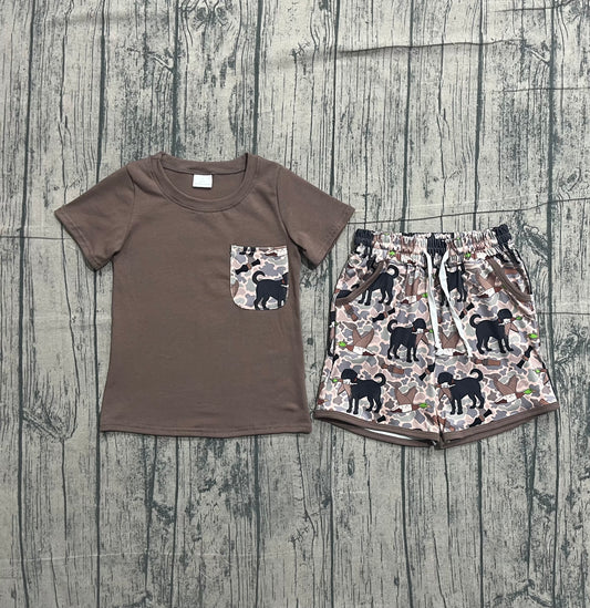 Pre-order no moq BSSO1849 pre-order baby boy clothes duck puppy short sleeve summer outfit-26.1.7