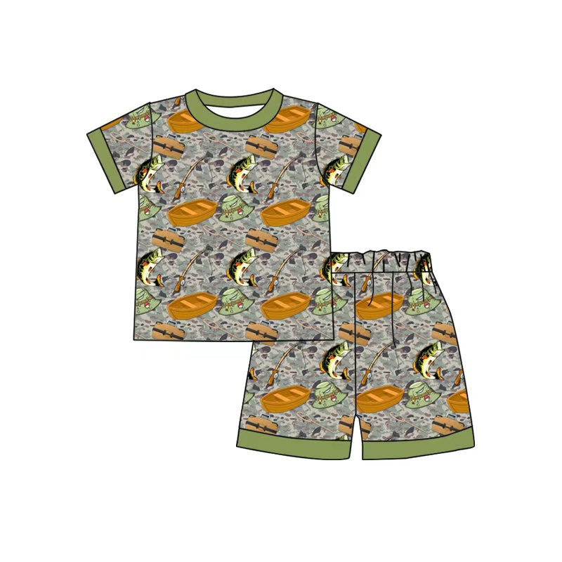 Pre-order no moq BSSO1852 pre-order baby boy clothes short sleeve summer shorts outfit-26.1.6