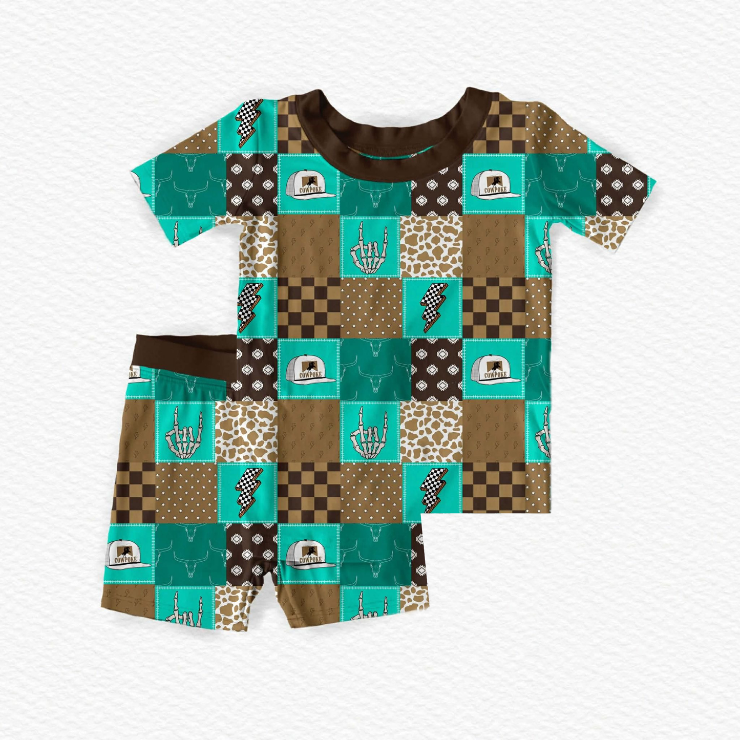 Pre-order no moq BSSO1870 pre-order baby boy clothes summer hat short sleeve shorts sets-26.1.12