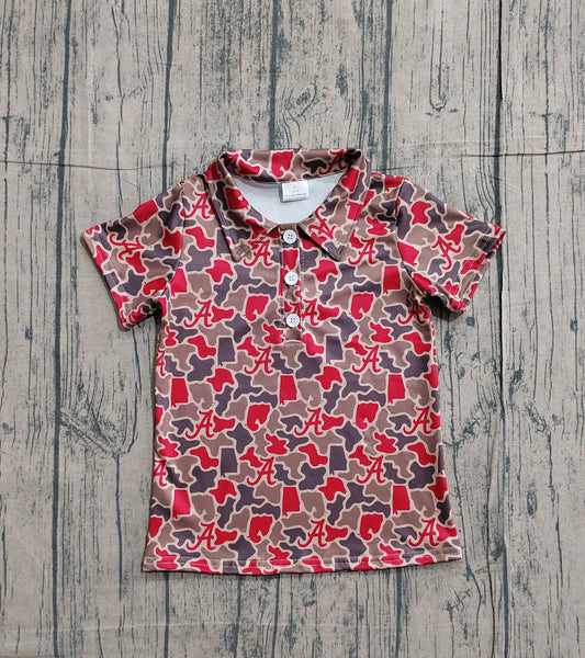 Pre-order no moq BT1698 pre-order baby boy clothes summer team camouflage short sleeve top-26.1.22