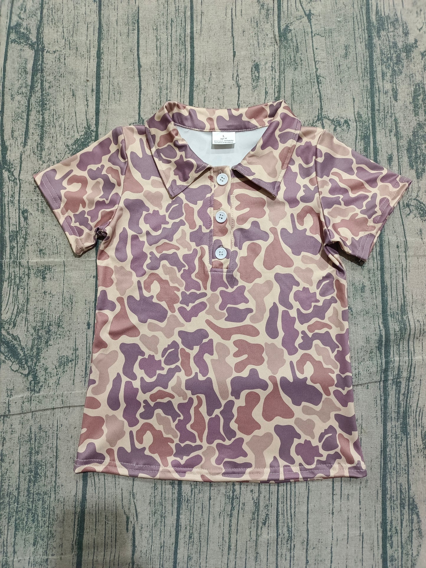 Pre-order no moq BT1701 pre-order baby boy clothes summer camouflage short sleeve top-26.1.20