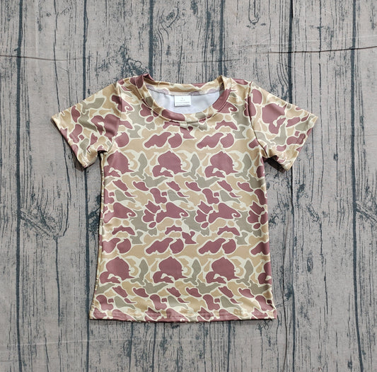 Pre-order no moq BT1713 pre-order baby boy clothes summer camouflage short sleeve top-26.1.22