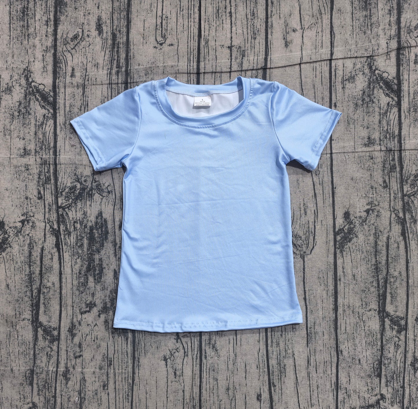 BT1761 Preorder Sample Baby Boys Blue Short Sleeve Dogs Hunting T-shirts Top