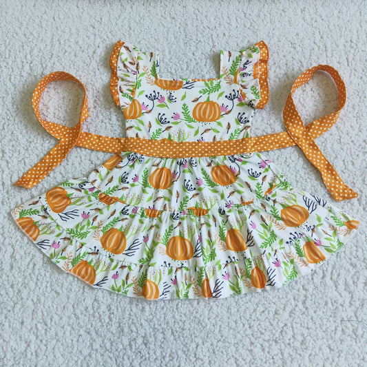 D6-20 Yellow Pumpkin Dress
