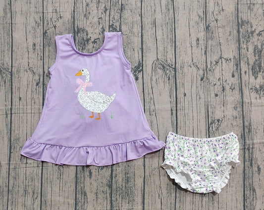Pre-order no moq GBO0502 toddler girl clothes summer floral sleeveless bummies set-26.1.19