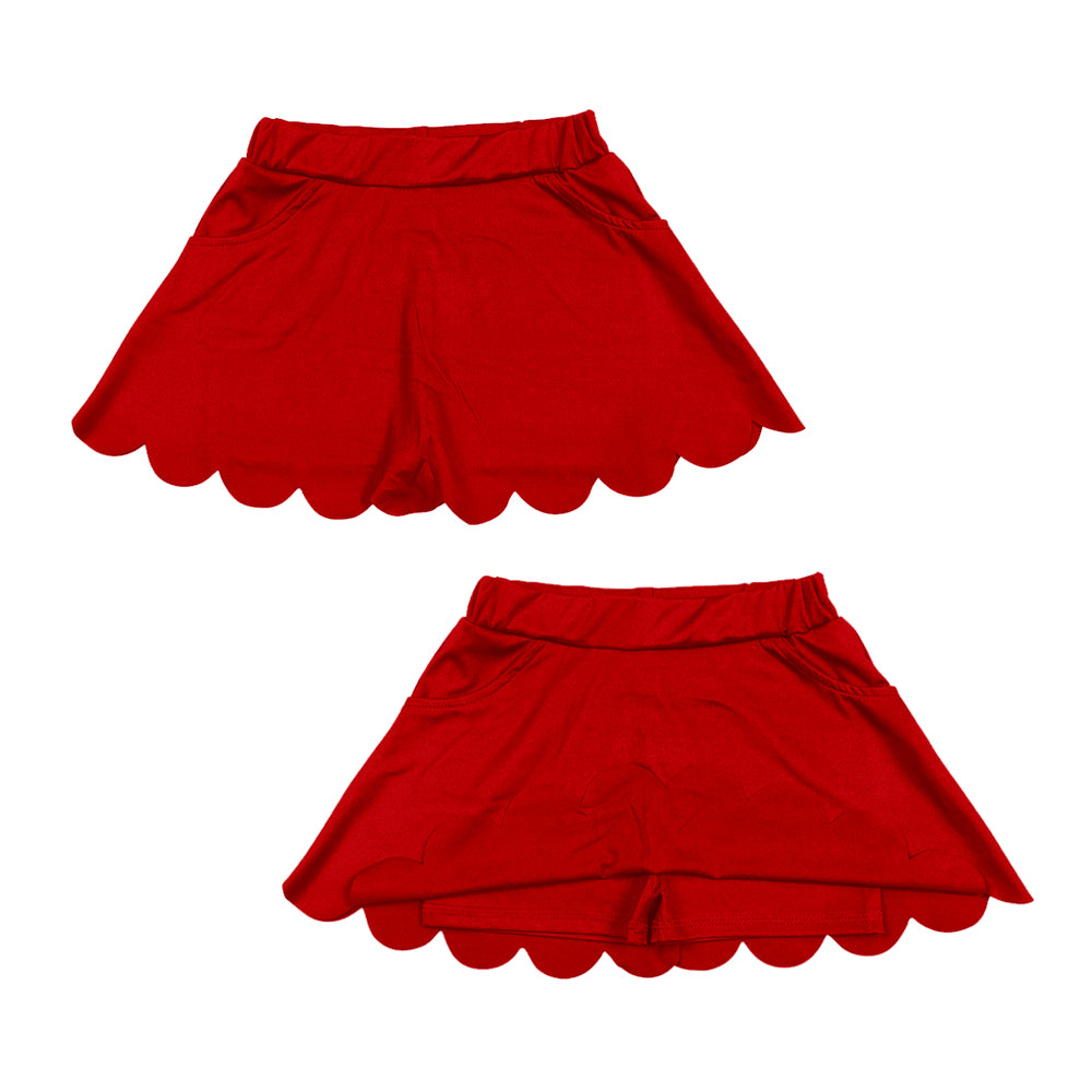 Pre-order no moq GLK0235 baby girls clothes summer yoga red skirts-26.1.17
