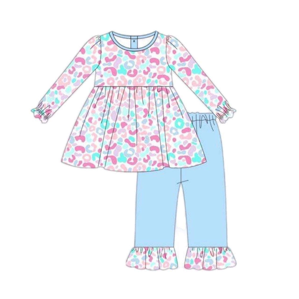 GLP1318  Long sleeve suit for girls （6-8weeks）