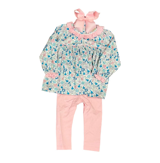 GLP1329  Long sleeve suit for girls （6-8weeks）