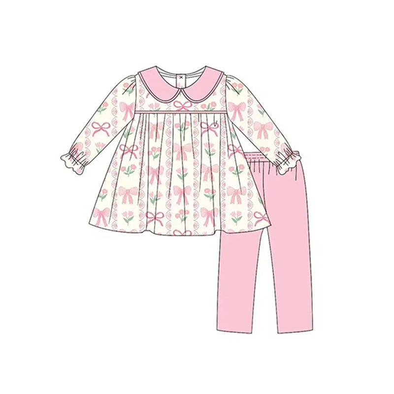 GLP2065 Long sleeve suit for girls （6-8weeks）