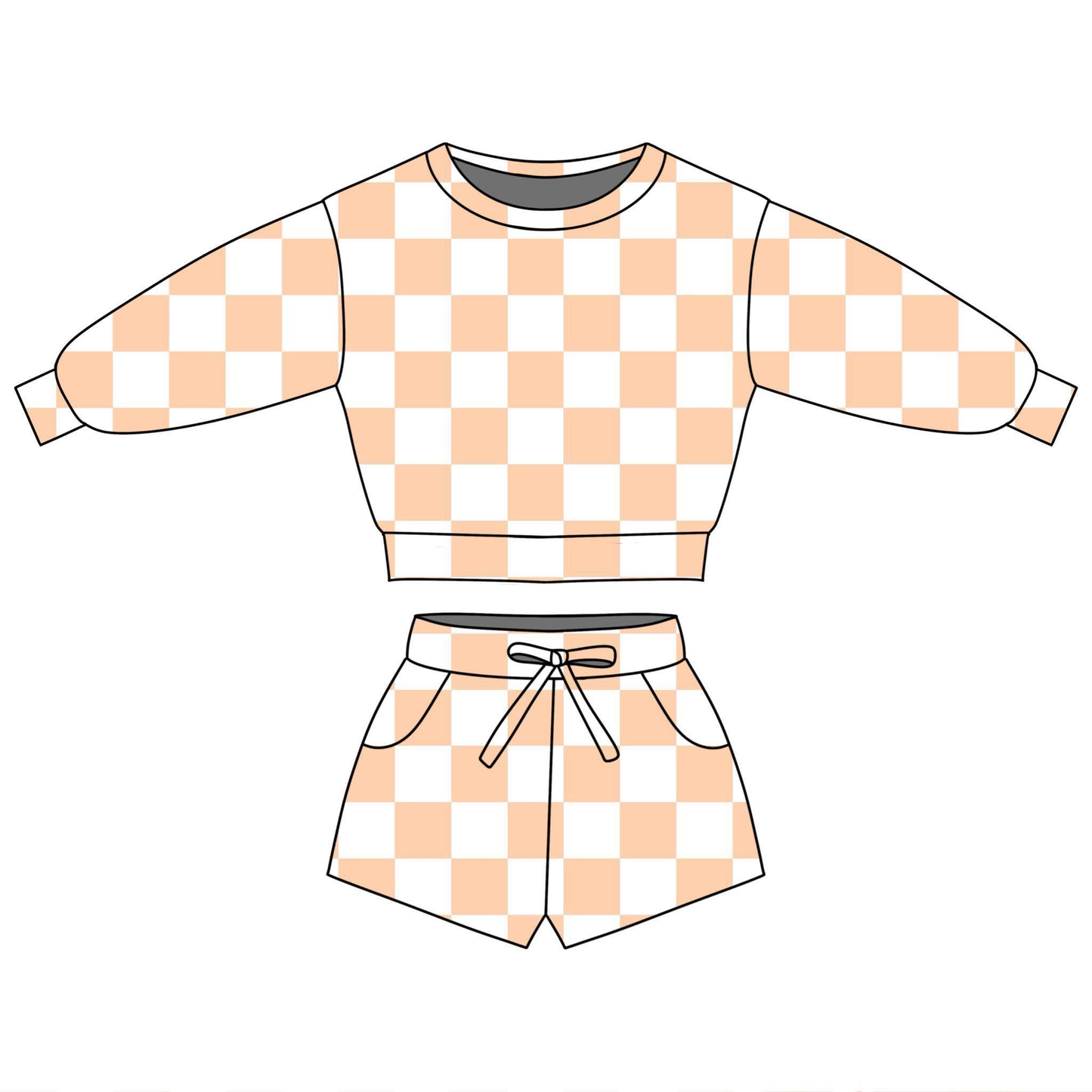 Pre-order no moq GLS0083 pre-order toddler girl clothes summer long sleeve shorts set-26.1.2