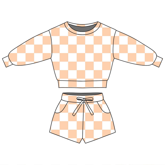 Pre-order no moq GLS0083 pre-order toddler girl clothes summer long sleeve shorts set-26.1.2