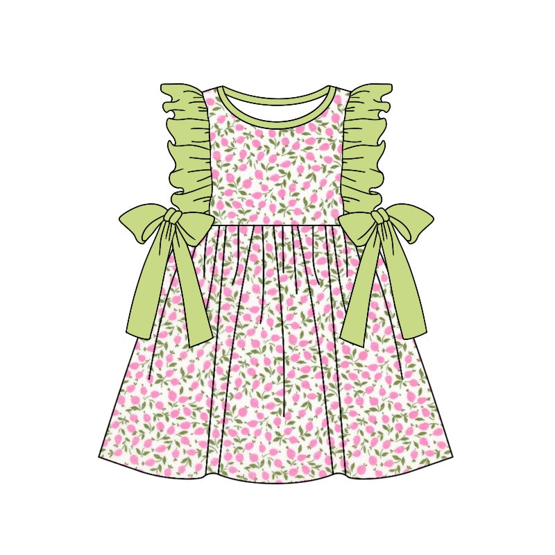 Pre-sale GSD1036 Cute dress for kids with halter straps