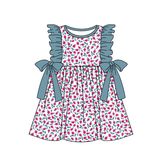 Pre-sale GSD1037 Cute dress for kids with halter straps