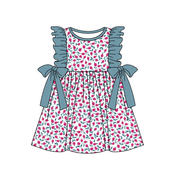 Pre-sale GSD1037 Cute dress for kids with halter straps