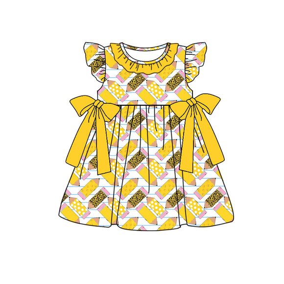 Pre-sale GSD1038 Cute dress for kids with halter straps