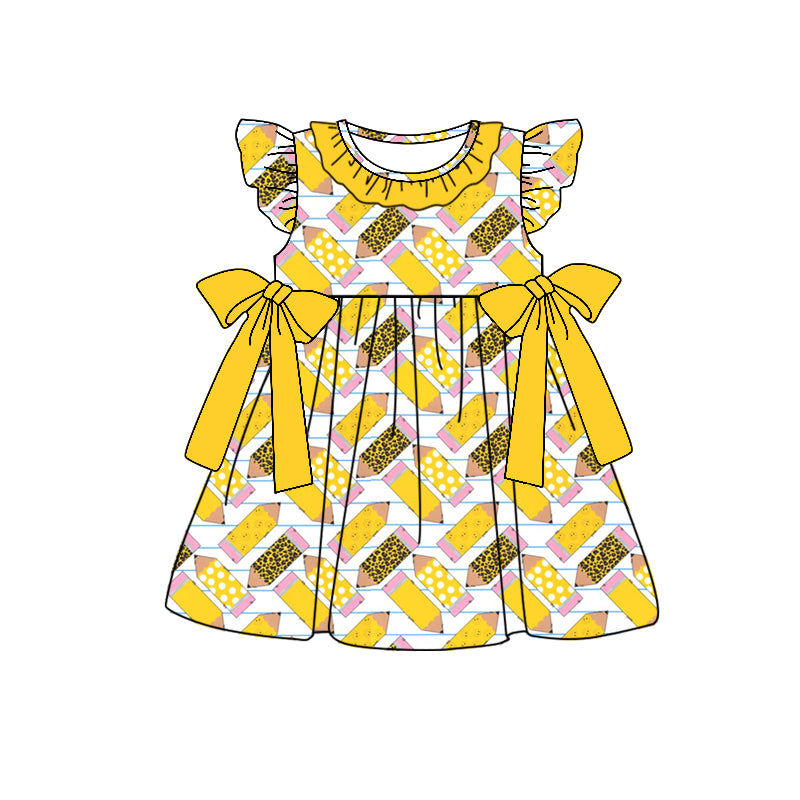 Pre-sale GSD1038 Cute dress for kids with halter straps