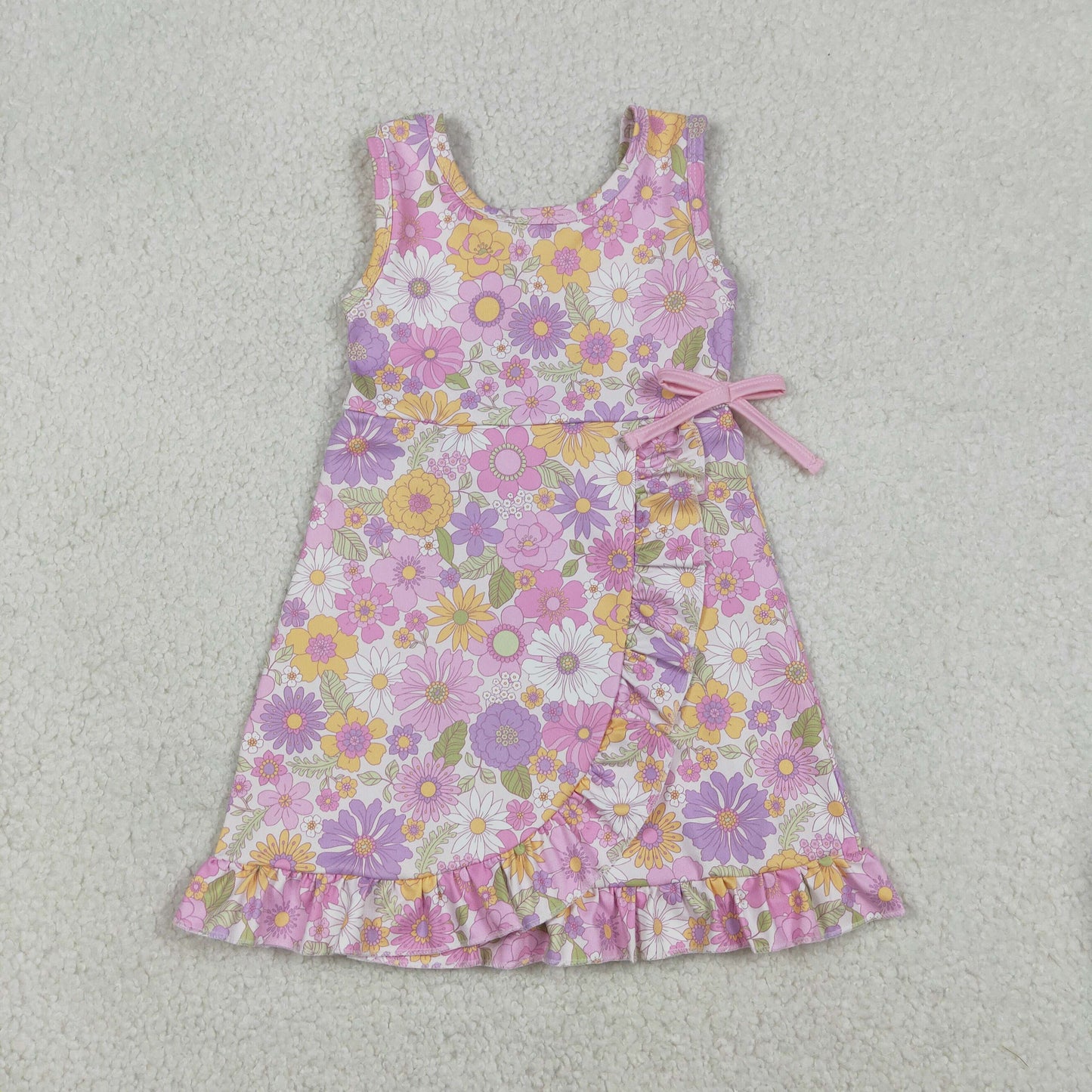Sibling Baby Girls clothes yoga sleeveless skirts sets