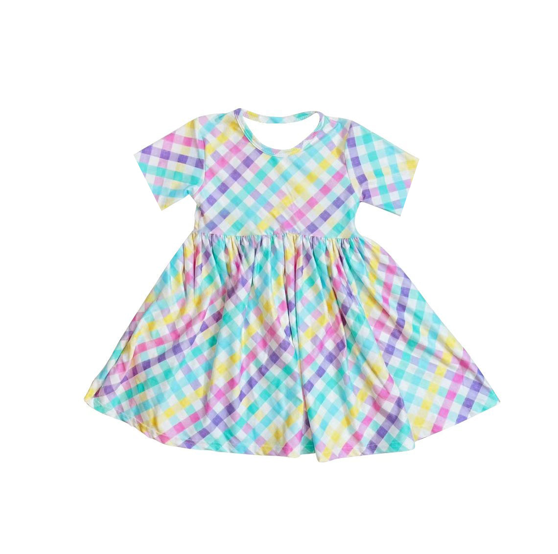 Pre-order no moq GSD3567 pre-order baby girl clothes short sleeve summer dress-26.1.7