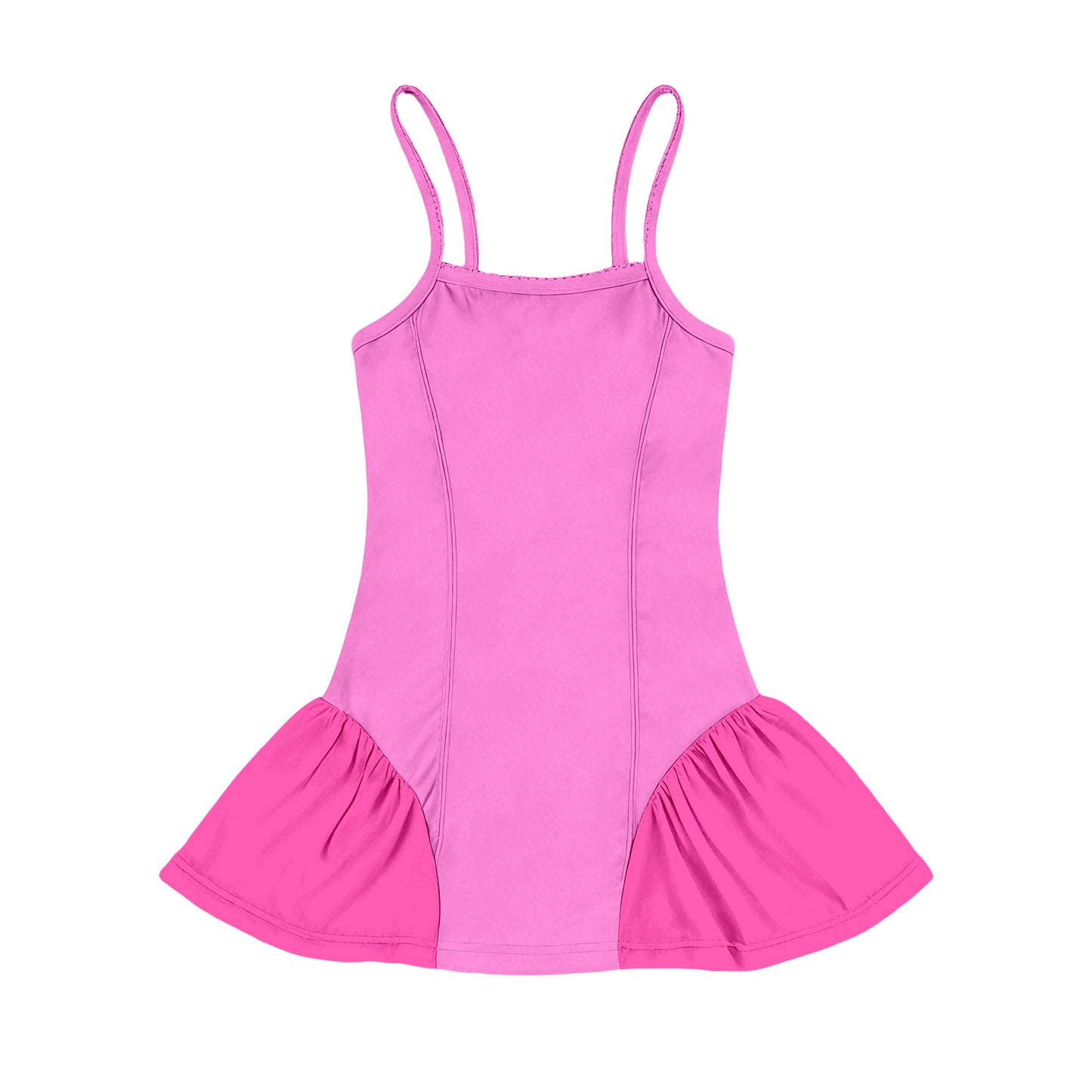 Pre-order no moq GSD3688 pre-order baby girl clothes summer yoga rose red suspender dress-26.1.20