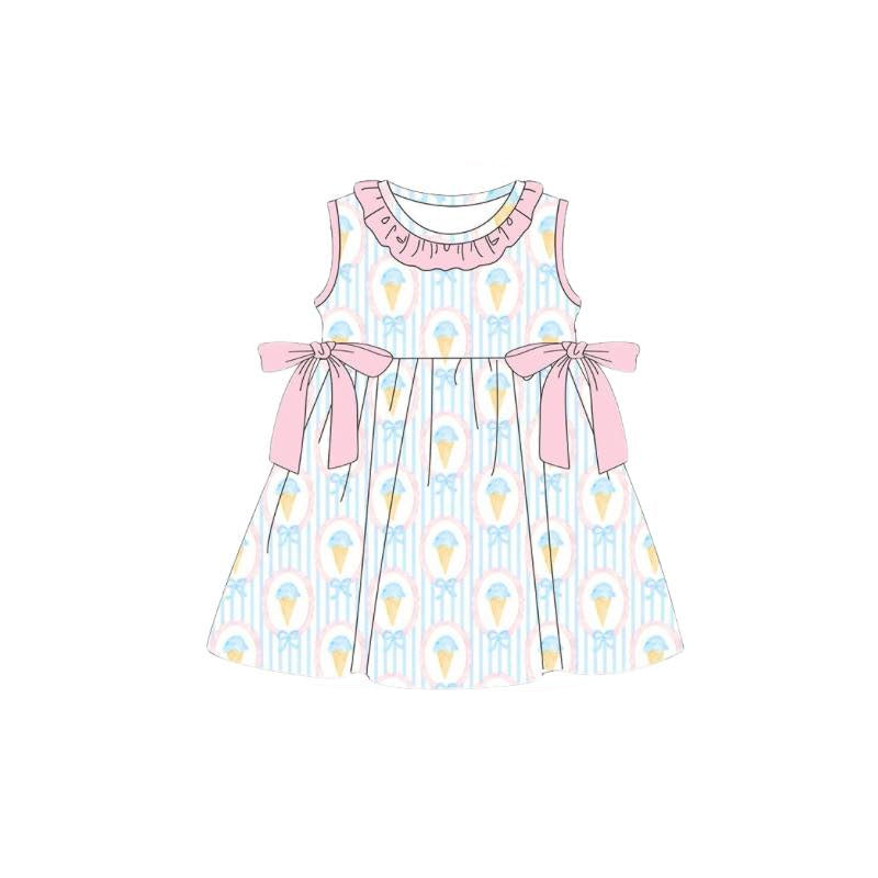 Pre-order no moq GSD3718 pre-order baby girl clothes sleeveless summer dress-26.1.23