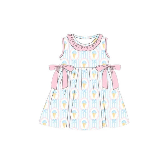 Pre-order no moq GSD3718 pre-order baby girl clothes sleeveless summer dress-26.1.23