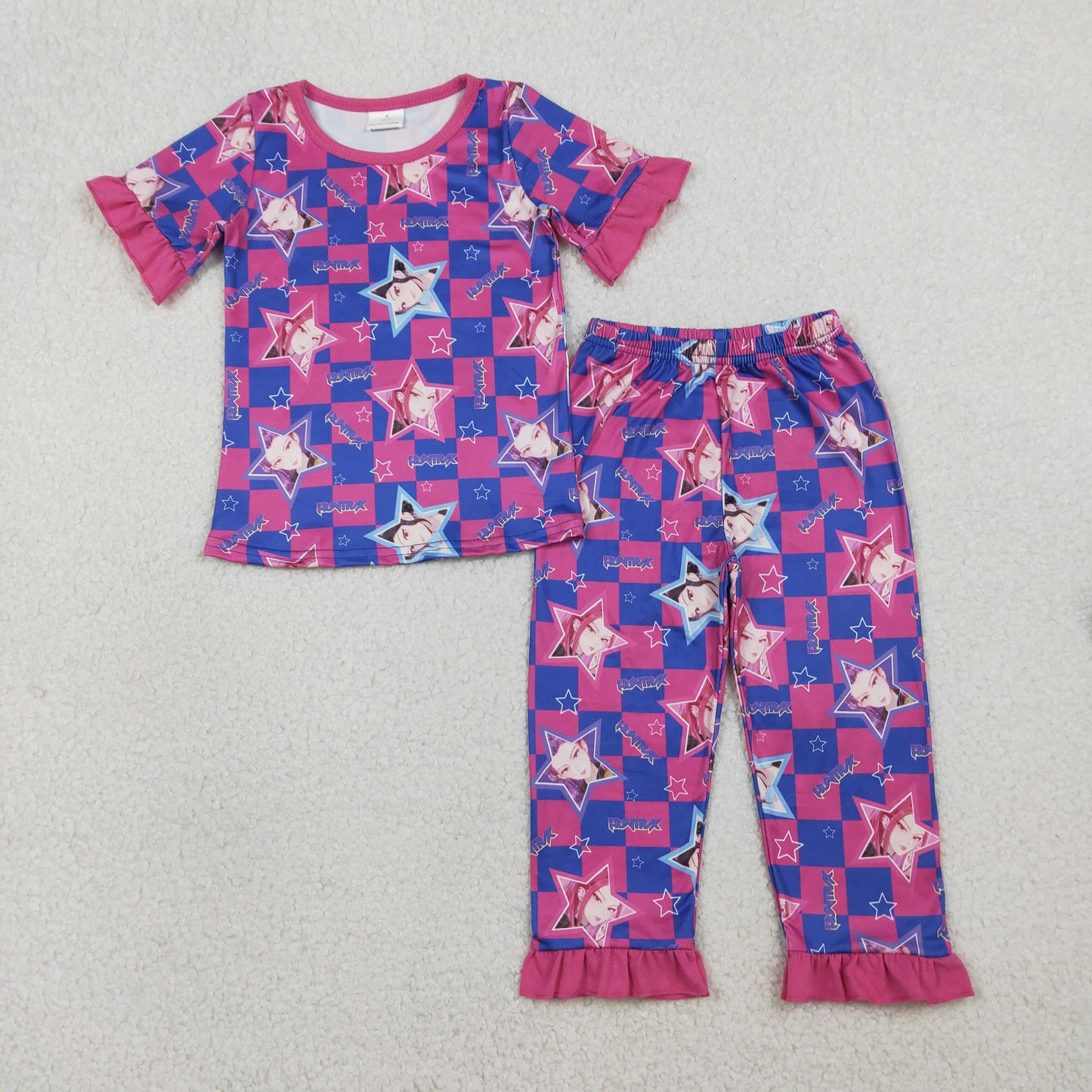 12/18m-14/16t Sibling Baby Girls clothes kpop short sleeve Top Flare Pants Clothes Sets and dress