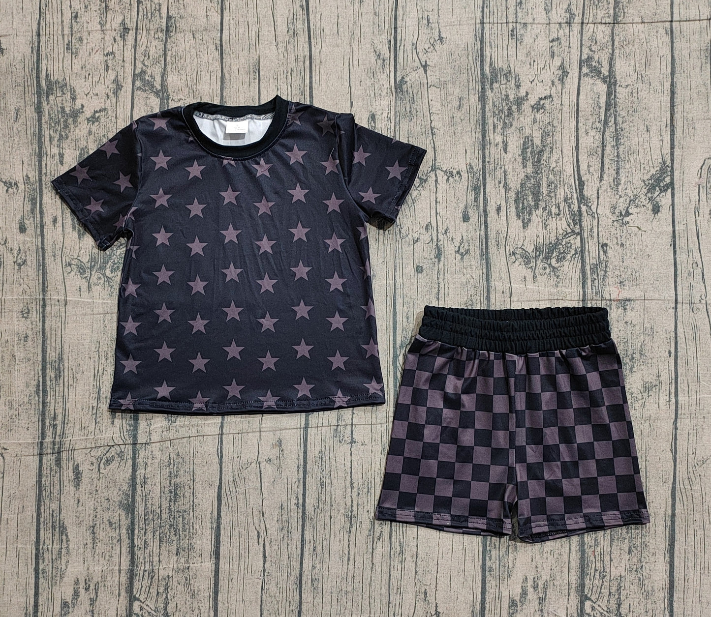 GSSO2913 pre-order baby girl clothes star print toddler girl summer outfit-26.1.14