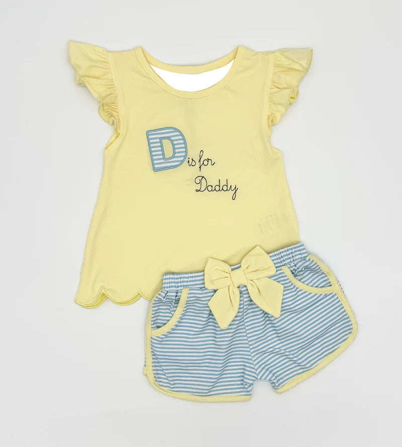 Pre-order no moq GSSO3106 pre-order baby girl clothes flying sleeve summer outfit-25.12.30