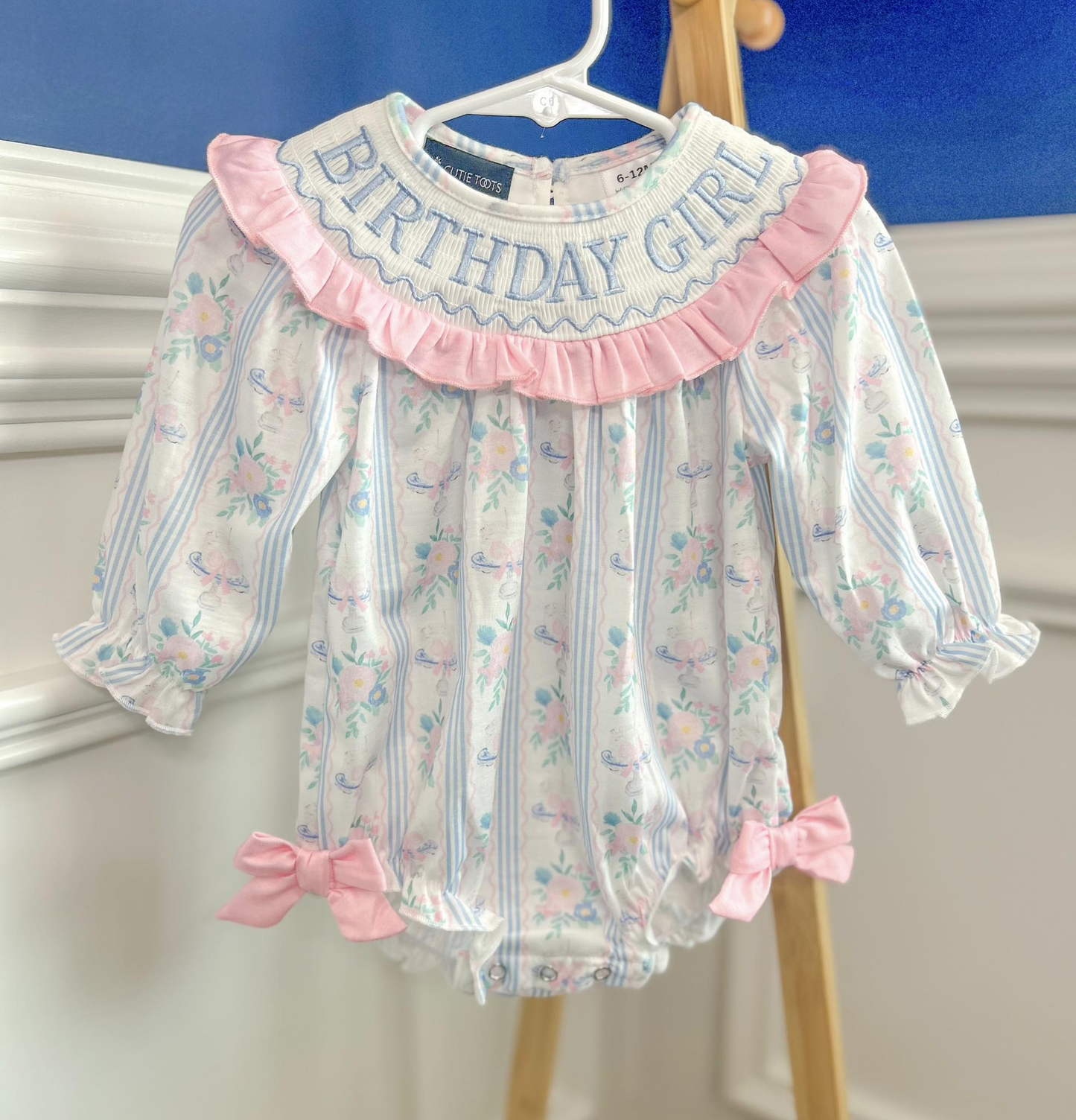 Pre-order no moq LR2992 pre-order baby girl clothes bow floral long sleeve bubble-26.1.5