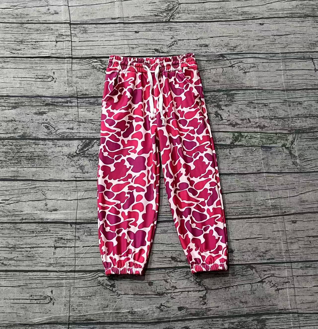 P0696 Baby Girls Hotpink Hunting Camo Bottoms Jogger Pants Preorder-26.1.25