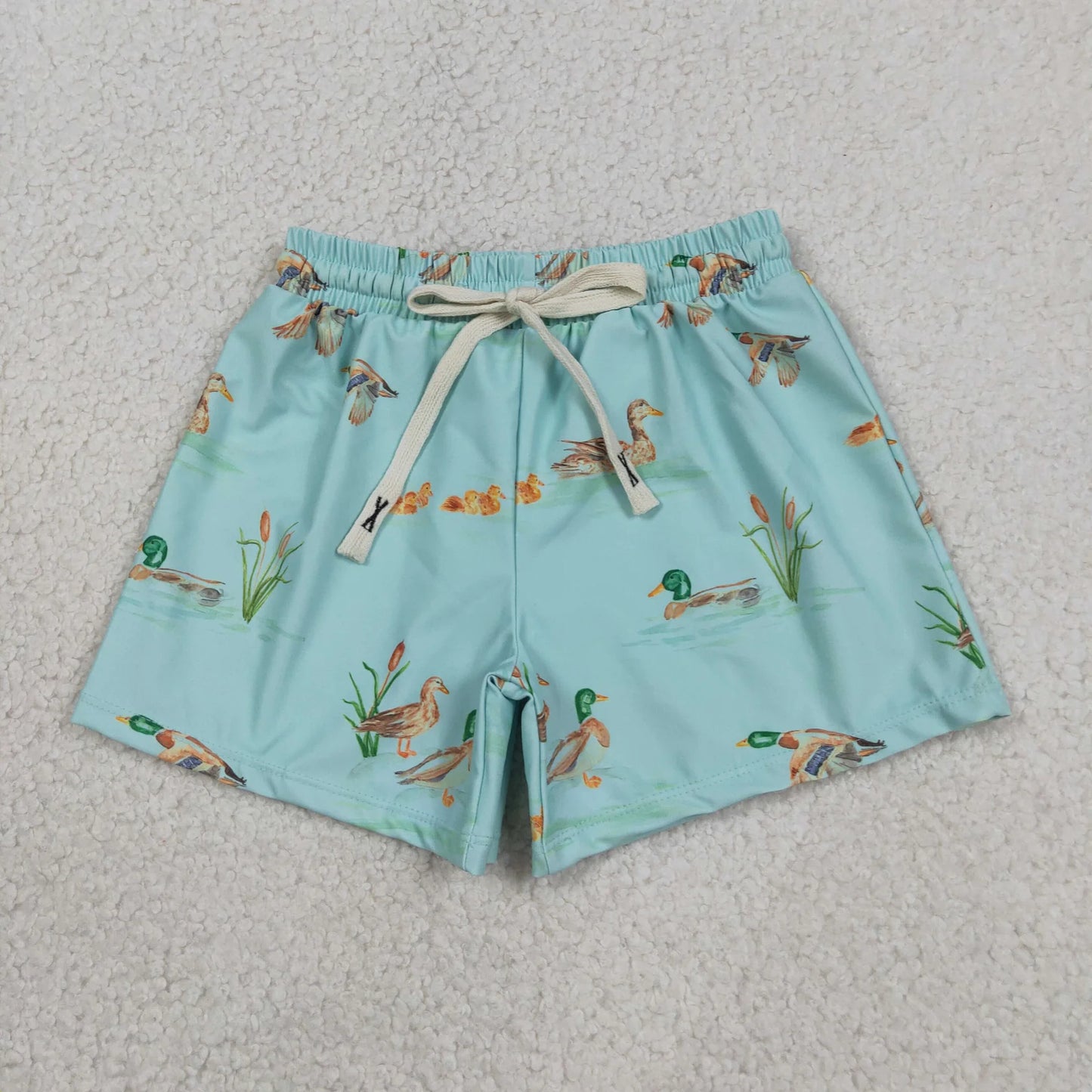 S0266 Kids Baby Boys Ducks Summer Swimming Trunks Bottom
