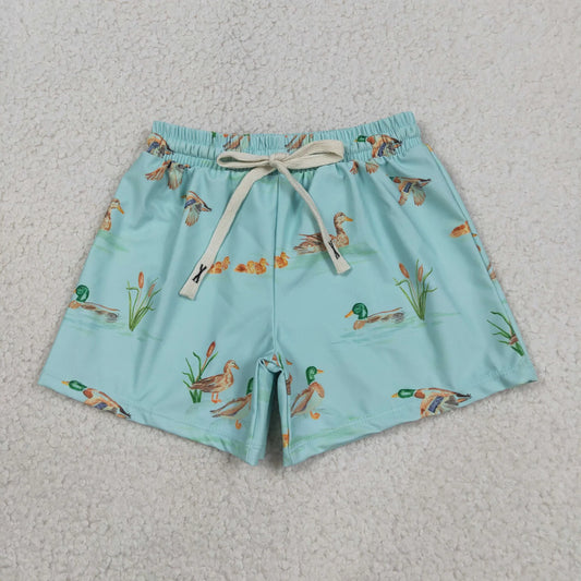 S0266 Kids Baby Boys Ducks Summer Swimming Trunks Bottom