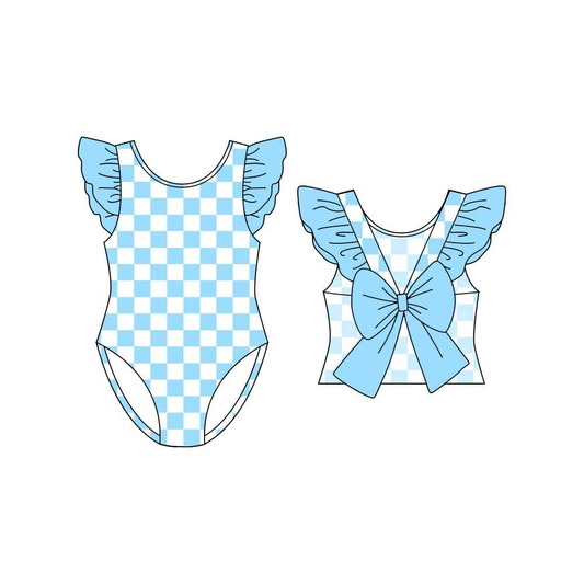 Pre-order no moq S0707 pre-order baby girl clothes summer flying sleeve swimsuit-26.1.5