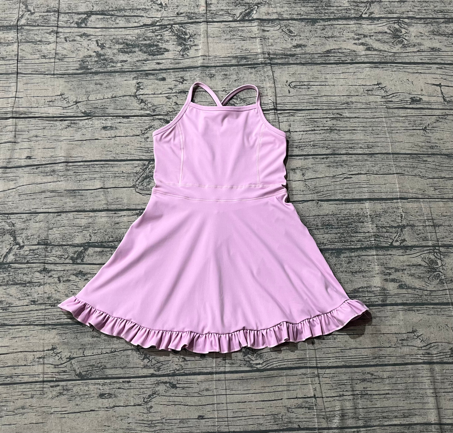 Pre-order no moq S0712 pre-order baby girl clothes summer yoga purple sleeveless swimsuit-26.1.15