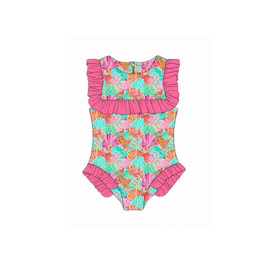 Pre-order no moq S0721 pre-order baby girl clothes summer sleeveless swimsuit-26.1.10