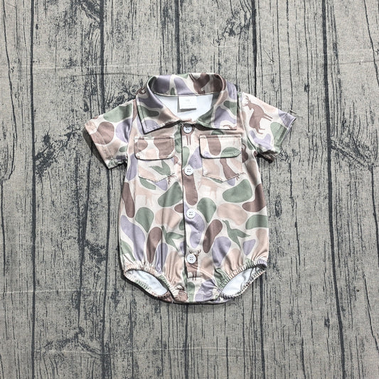 SR3544 pre-order baby boy clothes summer camouflage short sleeve bubble-26.1.10