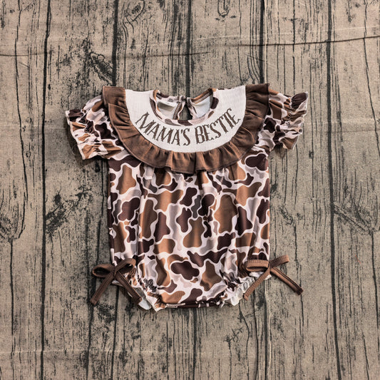 Pre-order no moq SR3888 pre-order baby girl clothes embroidery summer DADDY camouflage short sleeve bubble-26.1.6