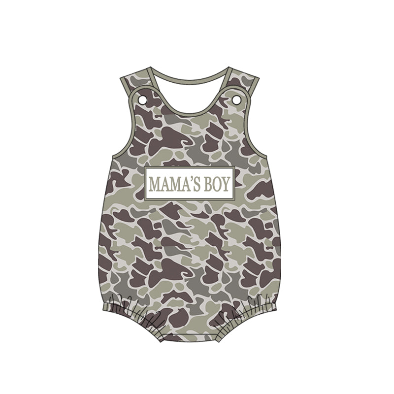 Pre-order no moq SR3904 pre-order baby boy clothes summer MAMA camouflage vest bubble-26.1.1