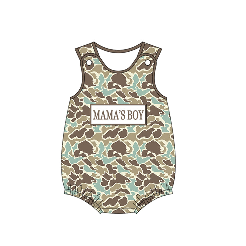 Pre-order no moq SR3907 pre-order baby boy clothes MAMA camouflage vest bubble-26.1.1
