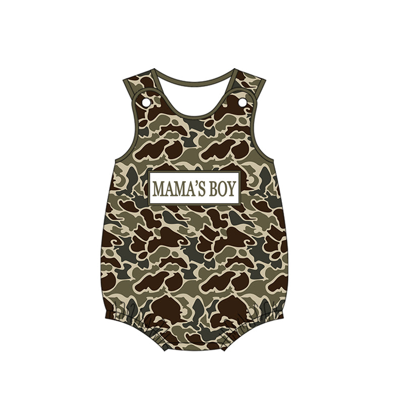 Pre-order no moq SR3911 pre-order baby boy clothes MAMA camouflage vest bubble-26.1.1