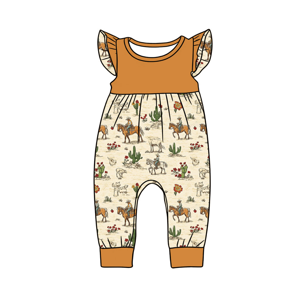 Pre-order no moq SR3921 pre-order baby girl clothes riding horse flying sleeve bubble-26.1.2
