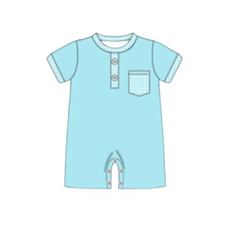Pre-order no moq SR3935 pre-order baby boy clothes blue short sleeve bubble-26.1.5