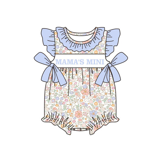 Pre-order no moq SR3973 pre-order baby girl clothes MAMA flying sleeve bubble-26.1.13