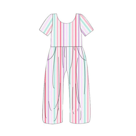Pre-order no moq SR3989 pre-order baby girl clothes summer short sleeve jumpsuit-26.1.15