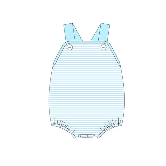 Pre-order no moq SR3990 pre-order baby boy clothes blue vest bubble-26.1.15