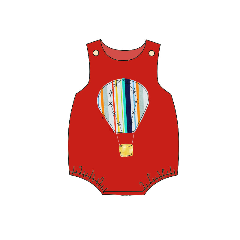 Pre-order no moq SR4012 pre-order baby boy clothes red vest bubble-26.1.21