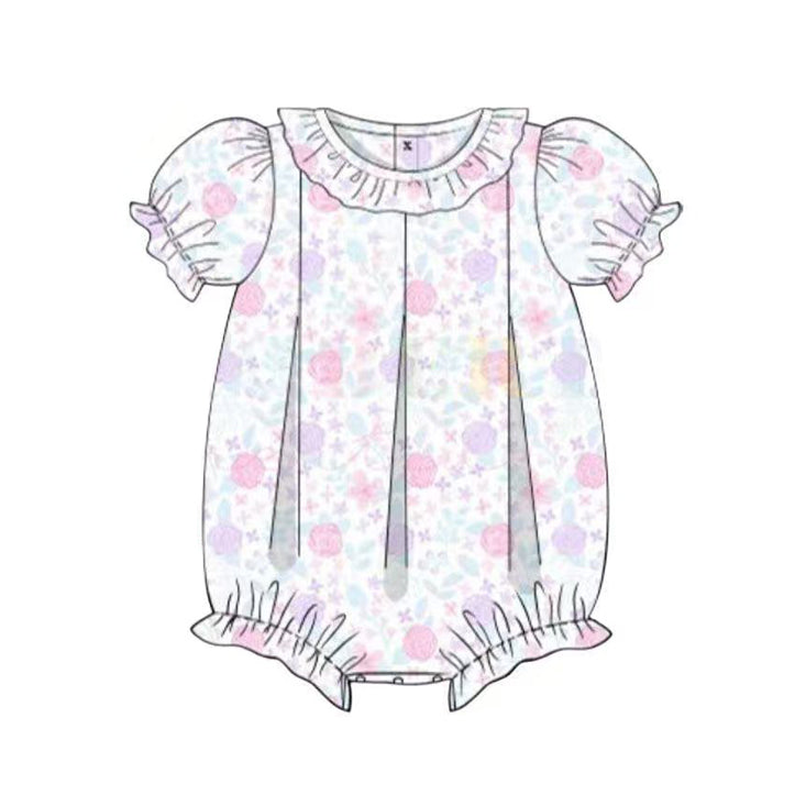 Pre-order no moq SR4023 pre-order baby girl clothes short sleeve bubble-26.1.23