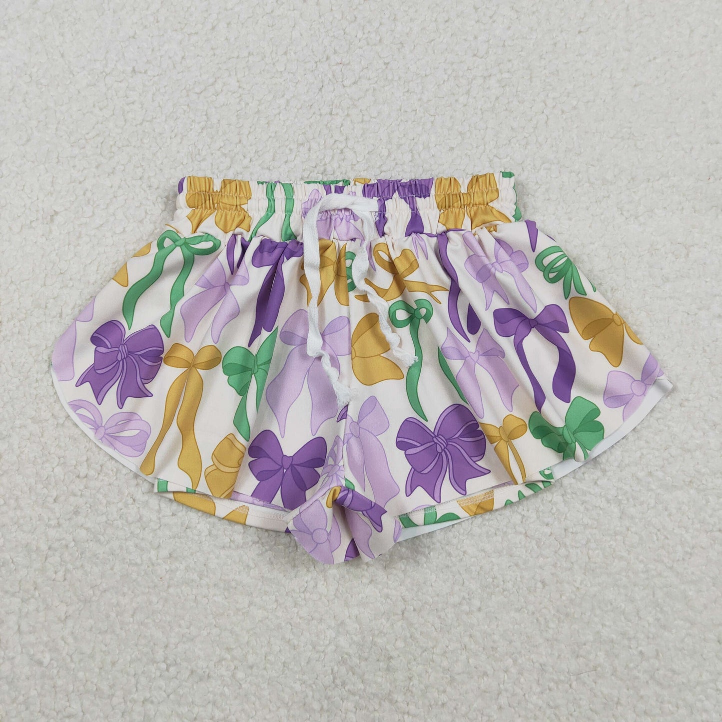 Sibling Baby girls clothes and adult clothes yoga mardi gras kids shorts and adult shorts