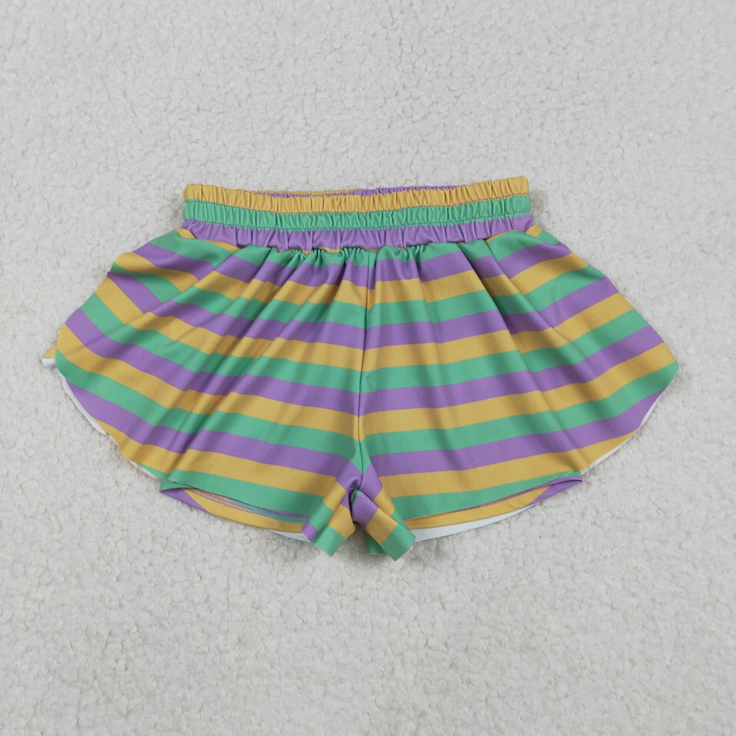 Sibling Baby girls clothes and adult clothes yoga mardi gras kids shorts and adult shorts
